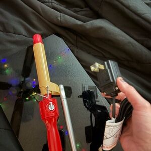 Chi red and Gold Curling Iron